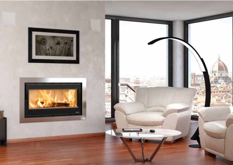 Italian Wood Burning Fireplace